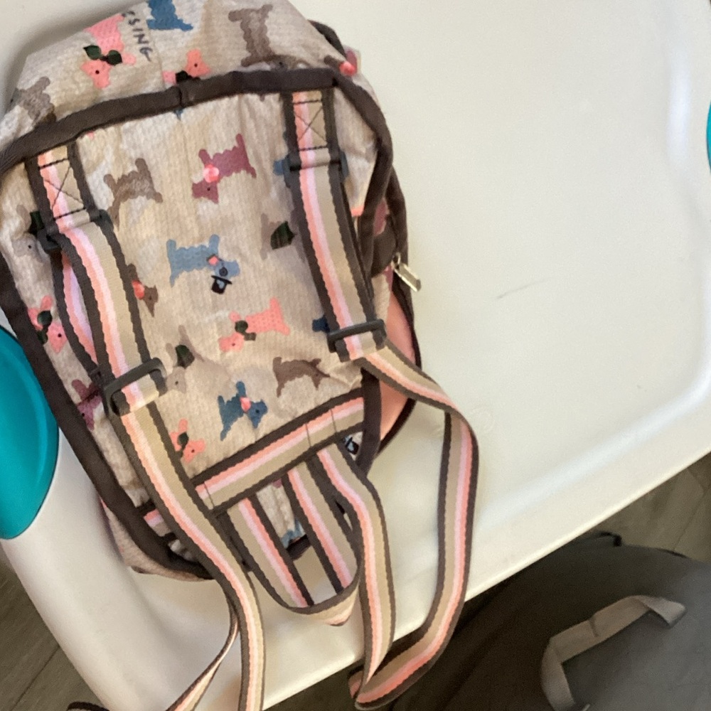 Lesportsac Multicolor Dog Pattern Backpack - image 5